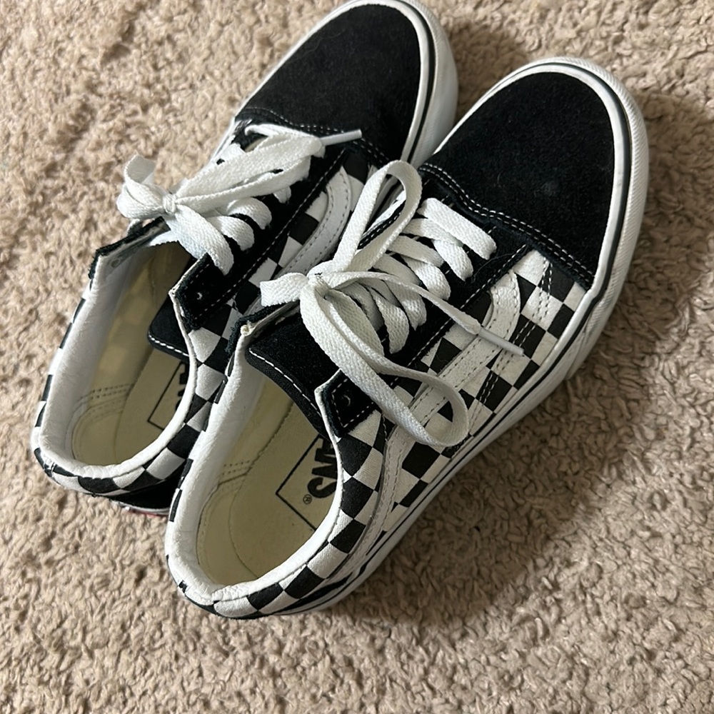 Vans primary check old school shoes